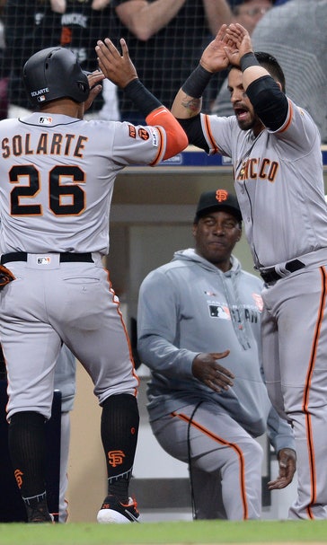Moronta fans 5 in 2 innings to help Giants beat Padres 3-2